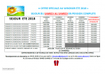 OFFRES SPECIALES ETE ADOSOM