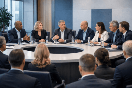 Reconversion : matinale Medef sur le management de transition